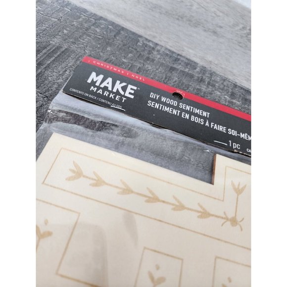 DIY - NOEL Wood Sentiment - Christmas Craft - 9.5 in. x 5 in. Make Market NEW - Picture 3 of 6